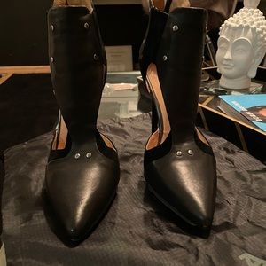 LAMB Platform Stiletto Heels Black